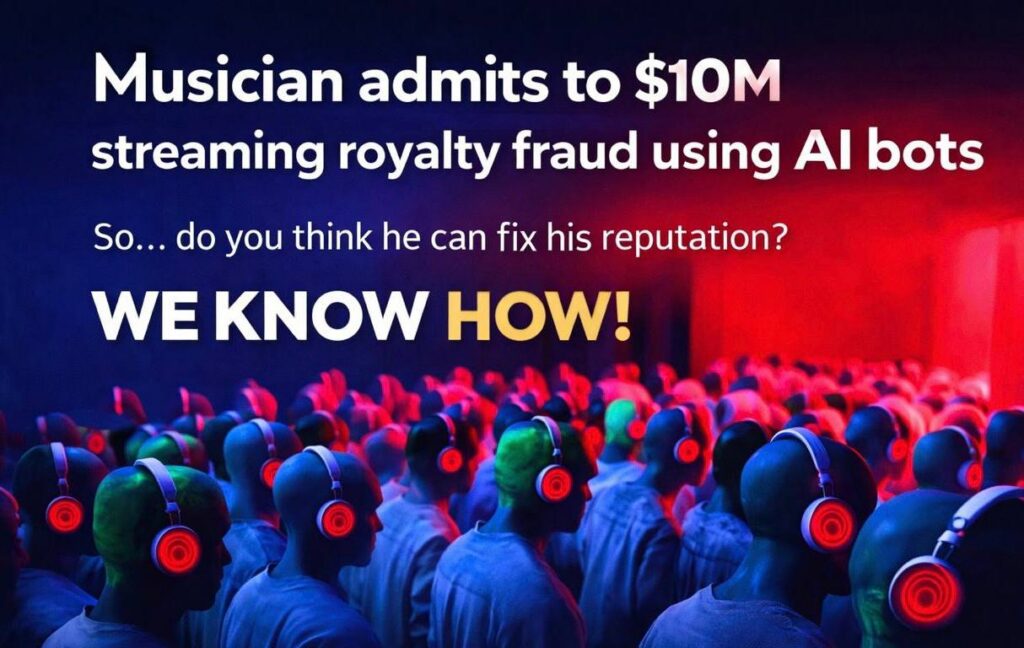 AI Fraud, Fake Streams, and a $10M Lesson in Reputation