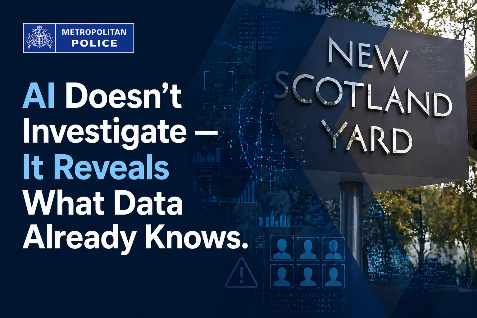 AI Doesn't Investigate - It Reveals What Data Knows
