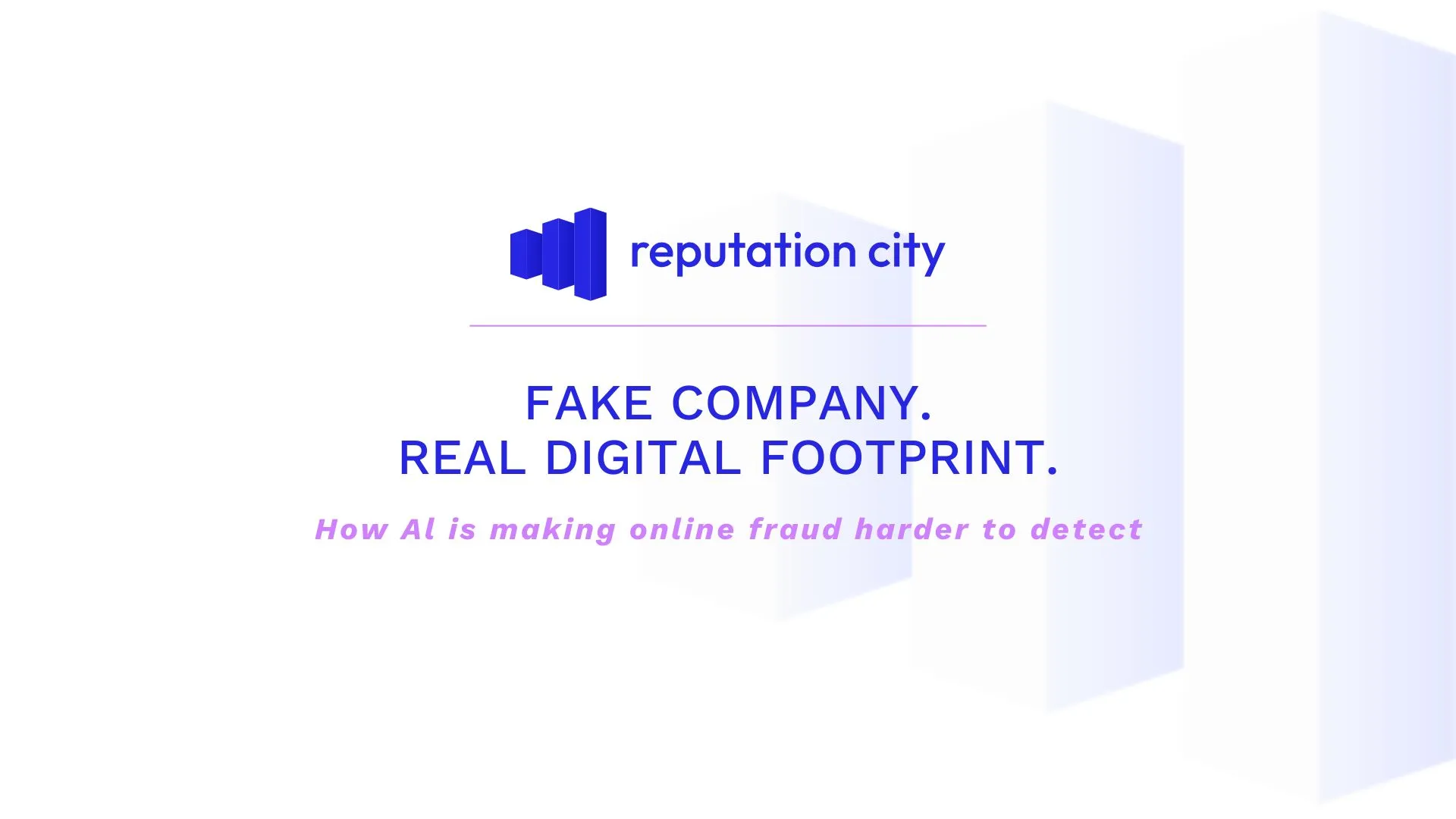 Fake company Real digital footprint