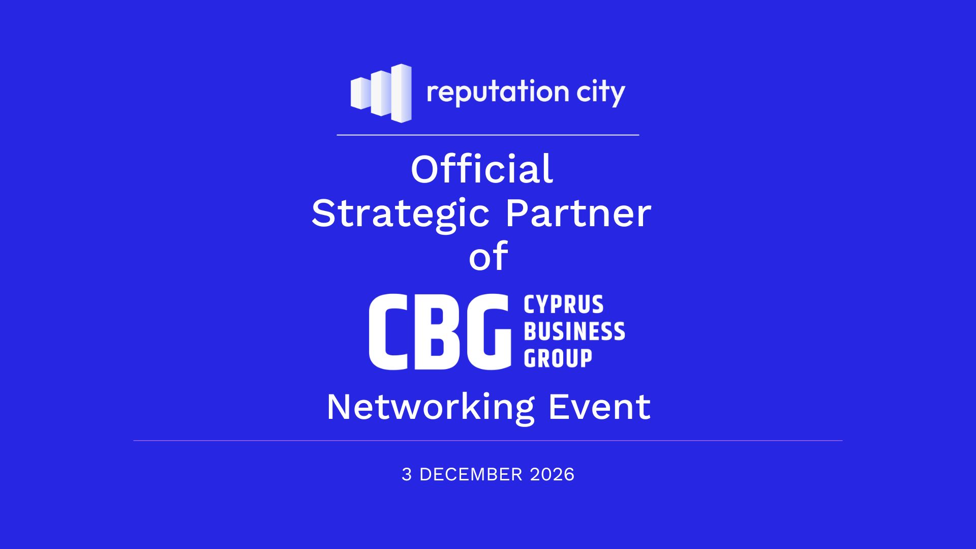 Repcity official strategic partner of cbg annual event